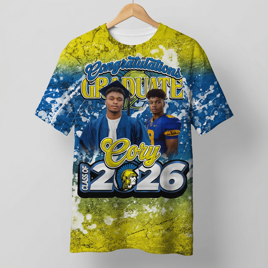 Custom Graduation All-Over Print T-Shirt